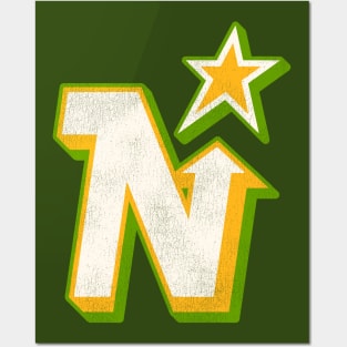 Defunct Minnesota North Stars Hockey Team Posters and Art